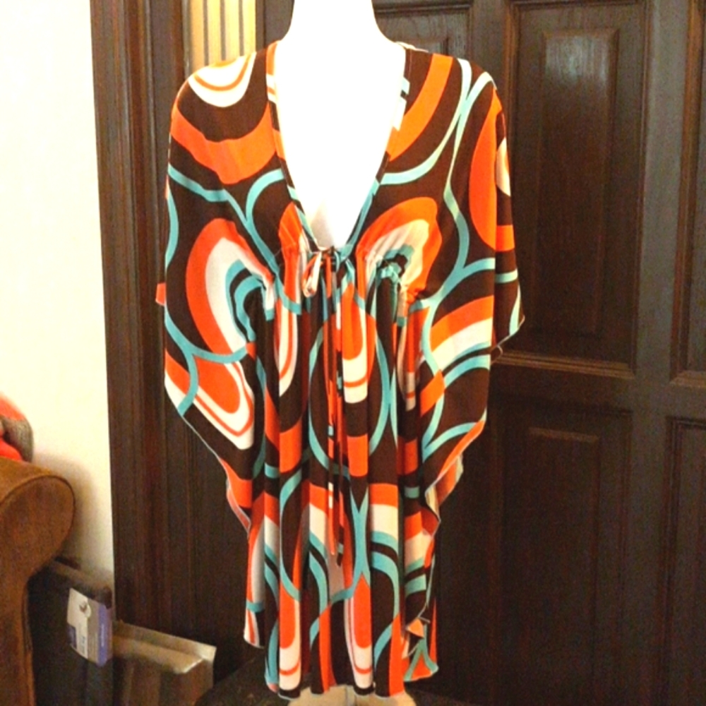 MOD PRINT MINI DRESS